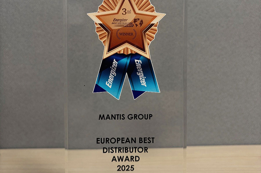 Bronze διάκριση για τη Mantis Group στα IDM Best Distributor Awards 2025 της Energizer Holdings